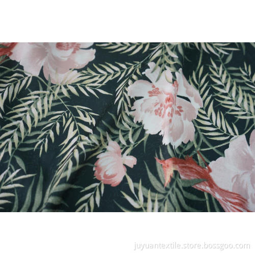Polyester Sea Island Soft handfeel Jacquard Print Fabric